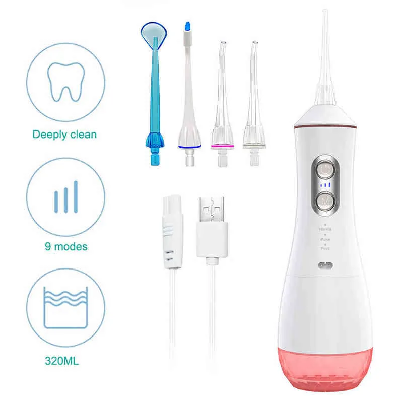 Soins bucco-dentaires eau de nettoyage fil dentaire ménage dents orthodontiques portable machine à laver machine électrique 220625