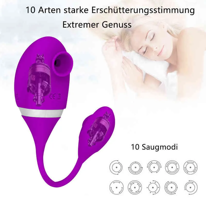 Nxy vibratorer zuigen g spot vibrator speeltjes voor vrouw volwassenen vagineale masturbator clit suger tepel klitoris stimulator vibrerende liefde ei 220427