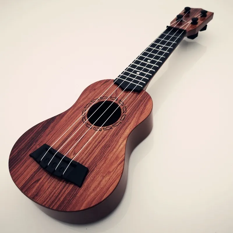 Mini Guitar 4 Strings Classical Ukulele Guitar Toy Musical Instruments For Kids Children Beginners Early Education Small Guitar 220706