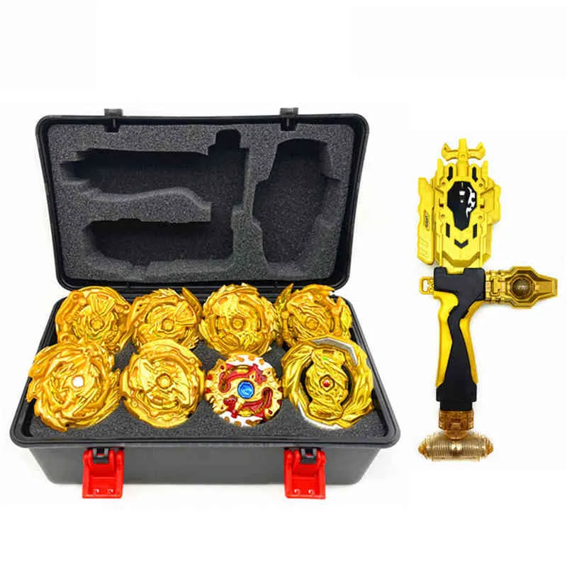 Набор Beyblades Burst Golden GT, металлический гироскоп с рулем в коробке для инструментов, вариант игрушек для детей AA2203233003627