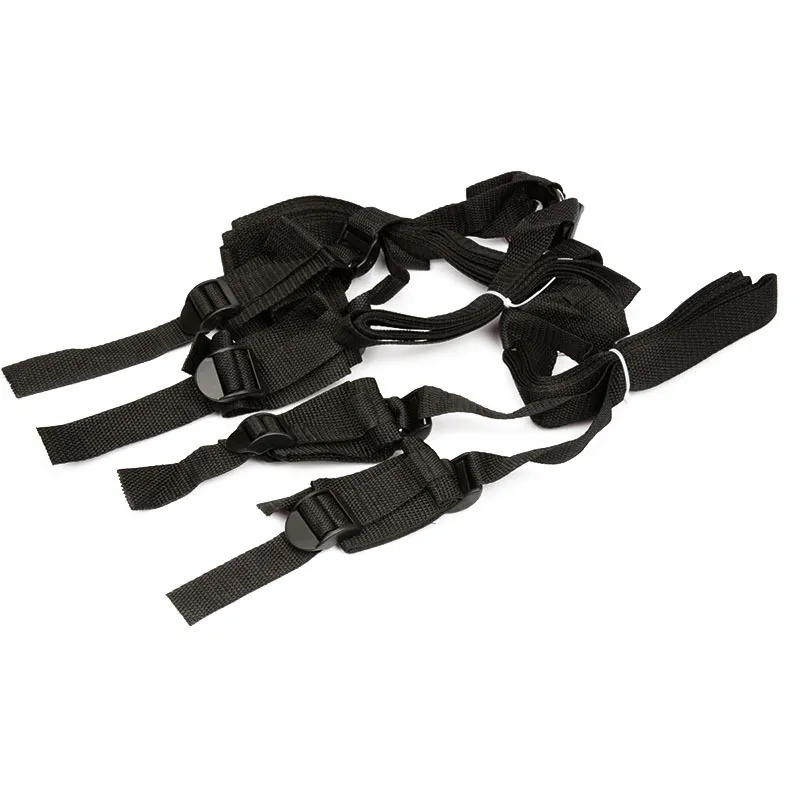 Bdsm Bed Restraints sexy Straps Bondage Rope Fetish Slave Handcuffs and Ankle Cuffs Harness Strap Adult Game Toys for Couples