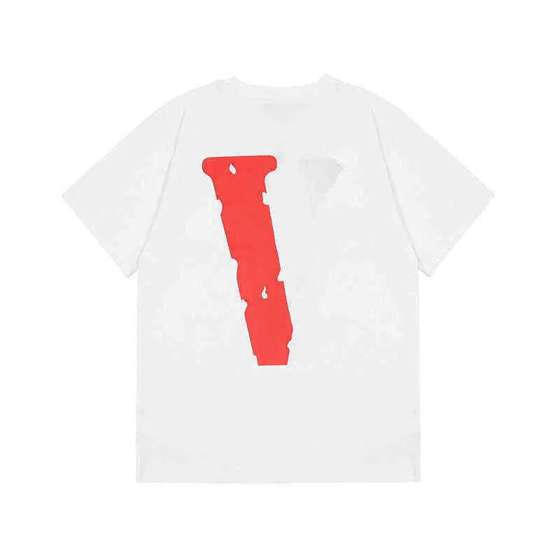 Vlones x Youngboy Co Мужские футболки портрет портрет обратно белый с коротким рукавом.