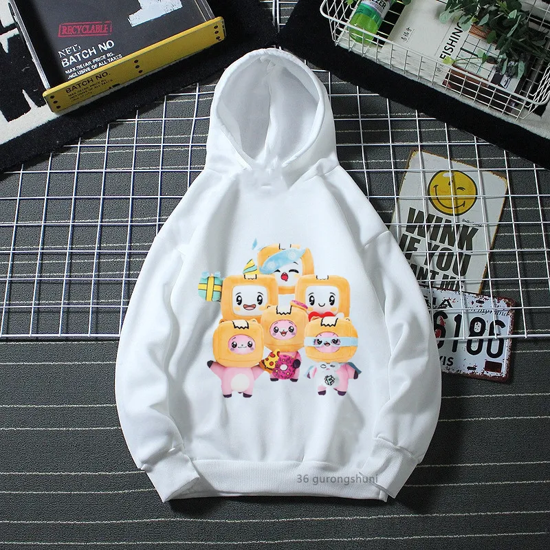 Hoodies Sweatshirts Kawaii Rocky و Foxy Cartoon Cap Cap Girls Boys 220824