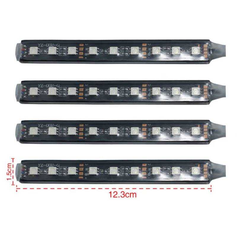새로운 LED 바카 인테리어 백라이트 주변 분위기 발 전원 담배 라이터 장식 분위기 램프 자동 액세서리 12V