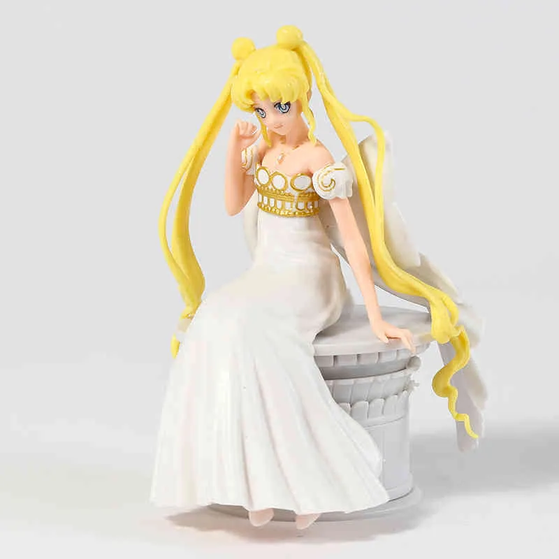 13 CM Sailor Moon Eternal Princess Collection PVC Action Figure Anime Cute Sexy Girl Modello Giocattoli Doll Regalo adulti5741898