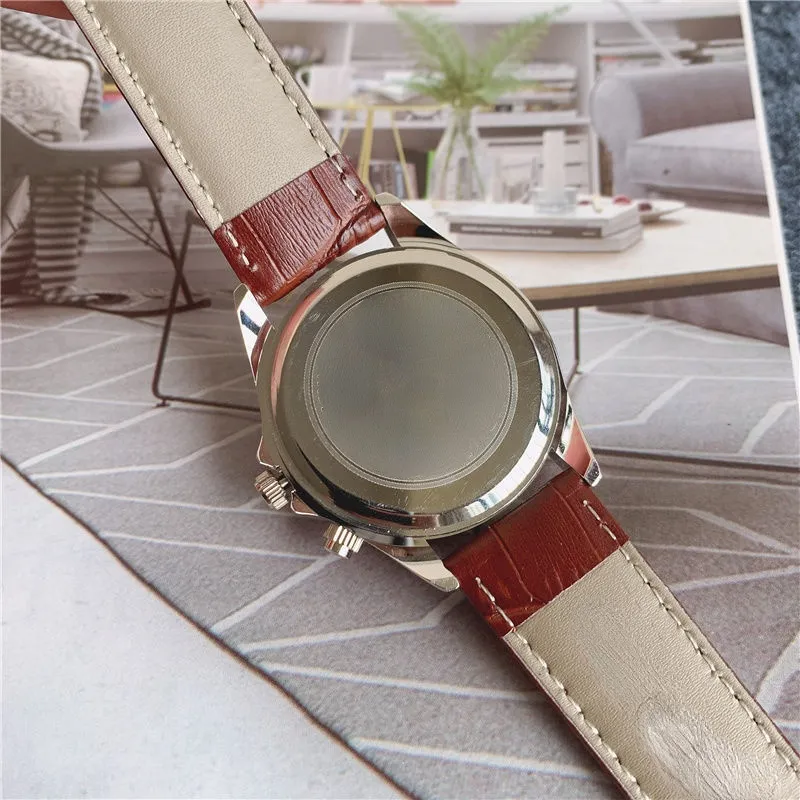 브랜드 남성 시계 럭셔리 남성 레이디스 패션 39mm 시계 쿼츠 디자이너 레이디 로그 시계 벨트