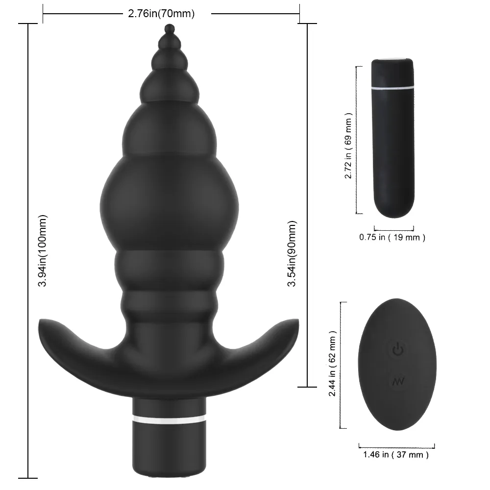 Butt Plug giocattoli sexy uomo donna 9 modalità perline anali vibratore massaggiatore prostatico maschile negozio erotico