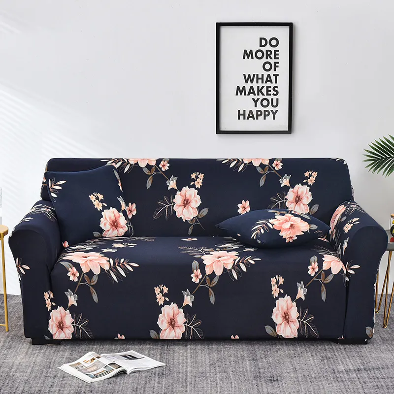 Kwiatowa sofa okładka do salonu elastyczna sofa sofy schyłkowe na kanapie Couch Couch Fundas Sofas Con szażea longue 220615