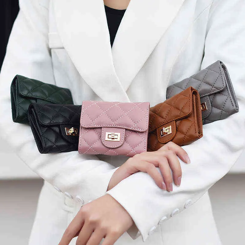 Portefeuilles de luxe pour femmes sacs pliés en cuir authentique en cuir court argent sac d'embrayage portefeu