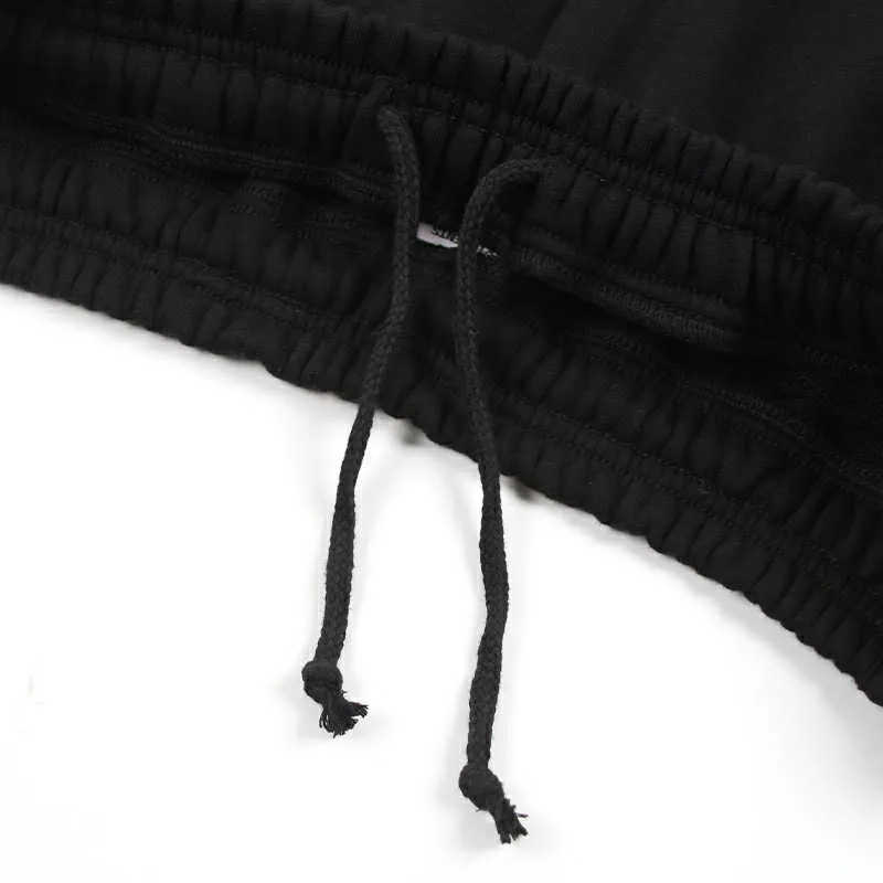 Хип-хоп повседневные патч веки сладкие шорты Мужчины женщины высококачественные пенопластовые печатные варианты фиолетовые черные белые серого