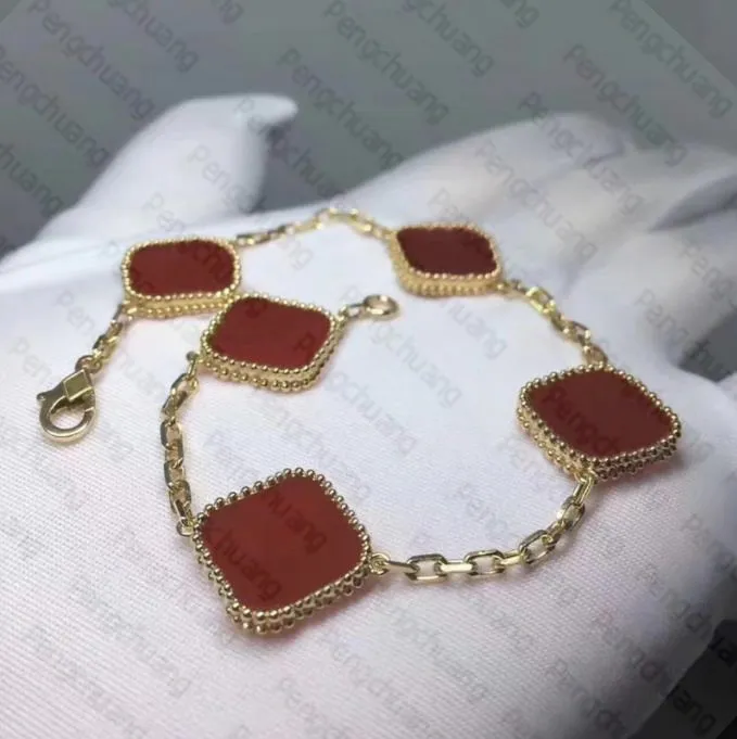 Femme Bracelets porte-bonheur fleur pendentifs colliers élégant chaîne Bracelet créateur de mode collier orthèse dentelle bijoux 196Z
