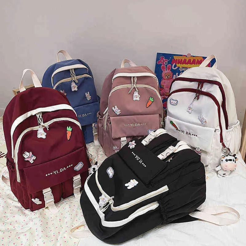 Sac à dos mignon sacs d'école pour adolescentes femmes étudiant cartables lycée cartable 220628