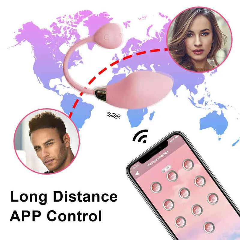 DILDO Wireless App Пульт дистанционного управления Vibrator Sex Toys Bluetooths для женщин носят вибрирующие трусики 0804