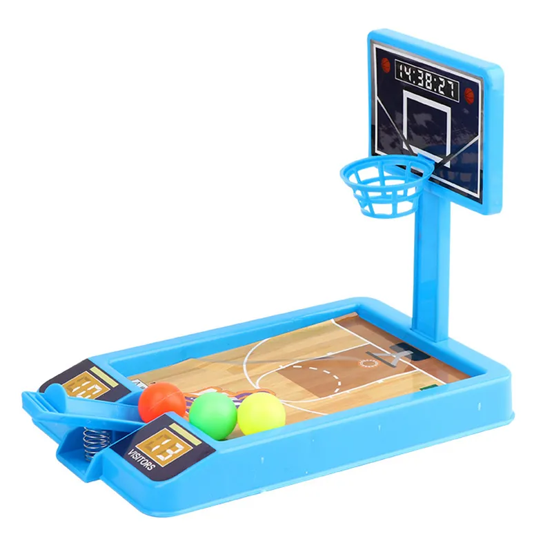Binnen basketbal schieten sportspellen speelsets Hoop 3ball interactief kinderbordspel Desktop bal speelgoed voor kinderen 220629