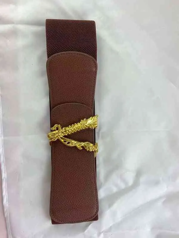 Elastic corset belt luxury brand plus size belts for women 7cm width stretch cummerbunds wide cinturon mujer dress waistband 1IF1