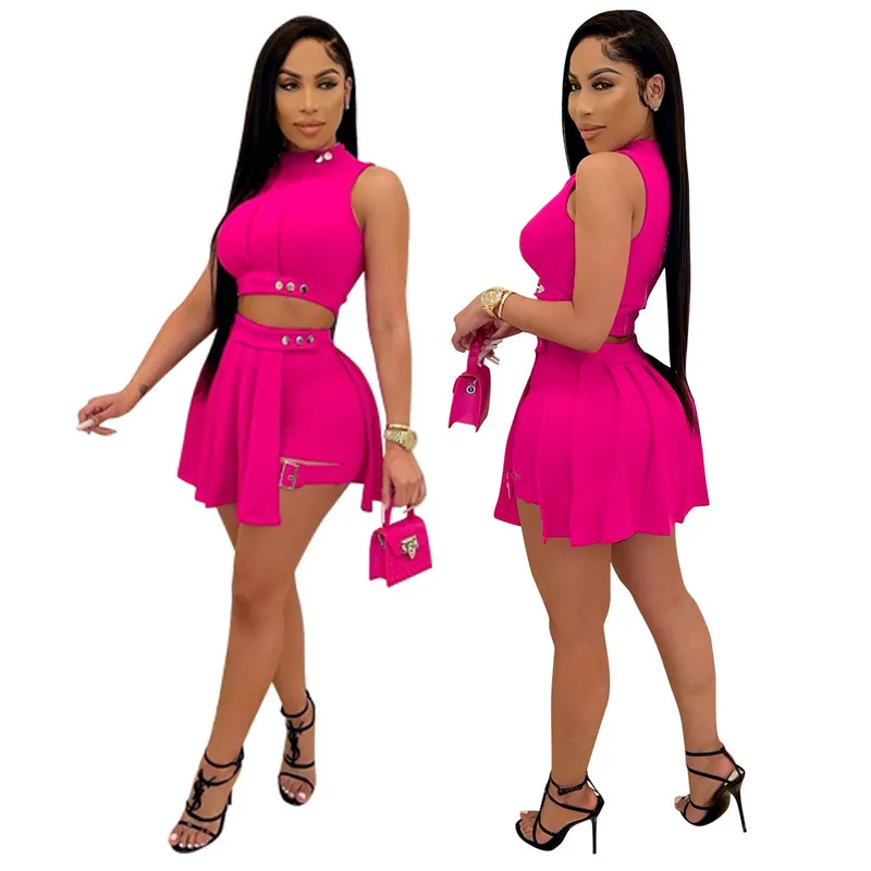 Sexy Ruffles Shorts and Crop Top Tracksuit Women Dress Summer Mini Skirt Sets Jogging Femme Mujer Club Vacation Outfits 220602