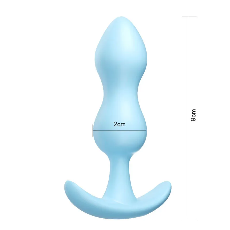 Funny Adult Toys / Set Silicone Butt Plug s Training Set Extensible Débutant Anales Perles Doux Anal