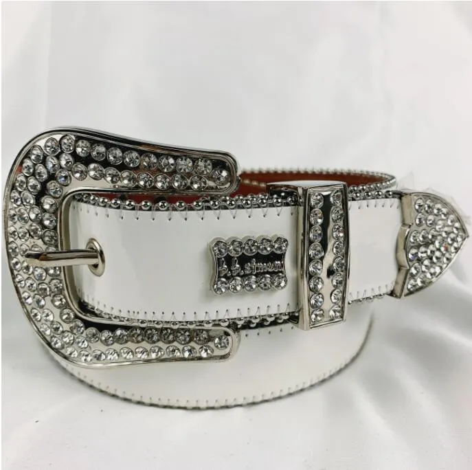 Fashion Classic BB Simon Belts Mens Dames RiSestone Belt met Bling Rhinestones Belts for Women Designer2873