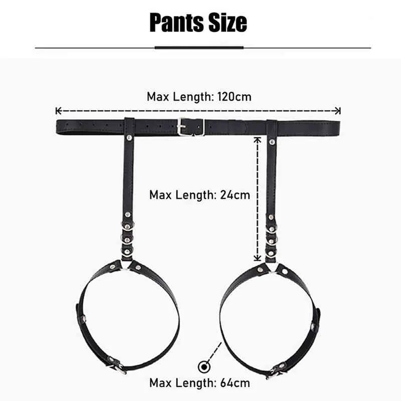 Nxy Bondage Sex Products Leath Clothing Suit BDSM衣類拘束