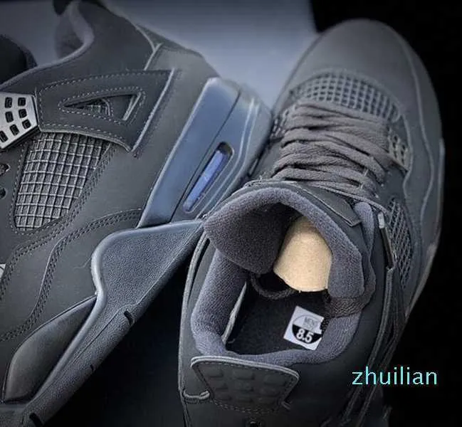 with original box 3 days ship 4 Black Cat 4s High Quality Version SE Neon 4s UNC Men Basketball shoes Size 40-47 Sneakers