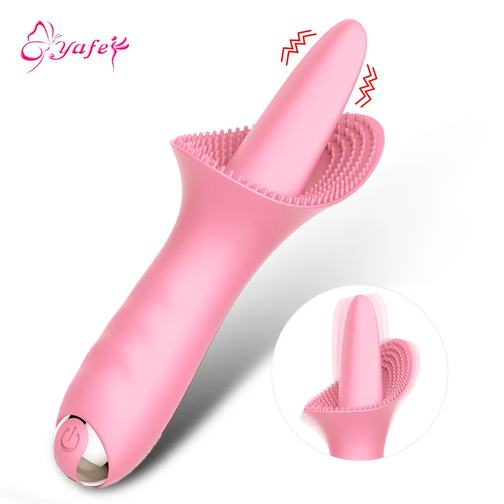 Wibrator z lizaniem języka gniazdka g stymulator 10 prędkości sutek doustny punkt kulminacyjny dla dorosłych seksowne zabawki dla kobiet