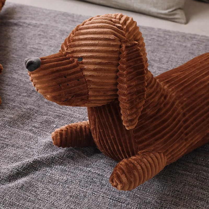 Kawaii Buddy Dog Dachshund Yumuşak Peluş Oyuncak Doldurulmuş Hayvanlar Bebek Pet Puppy Baby Çocuk Çocuklar Erkek Kız Kızlar Doğum Gift Ev Dekoru 220610