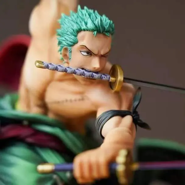 Anime Figure Roronoa Zoro Statue PVC Action Collection Model Toys Gift 10cm 220531