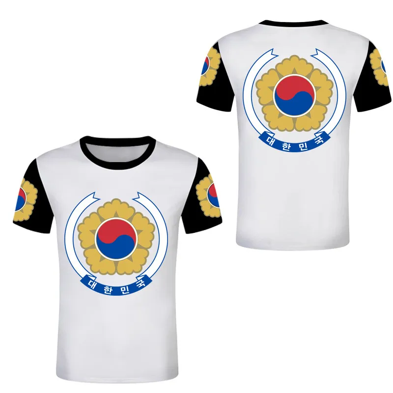 韓国DIY無料カスタムTシャツ韓国ネーションタイジフラッグサマーティーシャツカスタマイズハイビスカスフラワーTシャツ番号P Oチーム220616