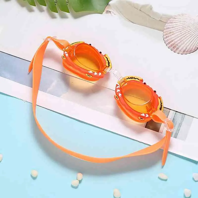 Детские очки для плавания Детские силиконовые очки водонепроницаемые противотуманные очки водонепроницаемые очки водные виды спорта очки G220422