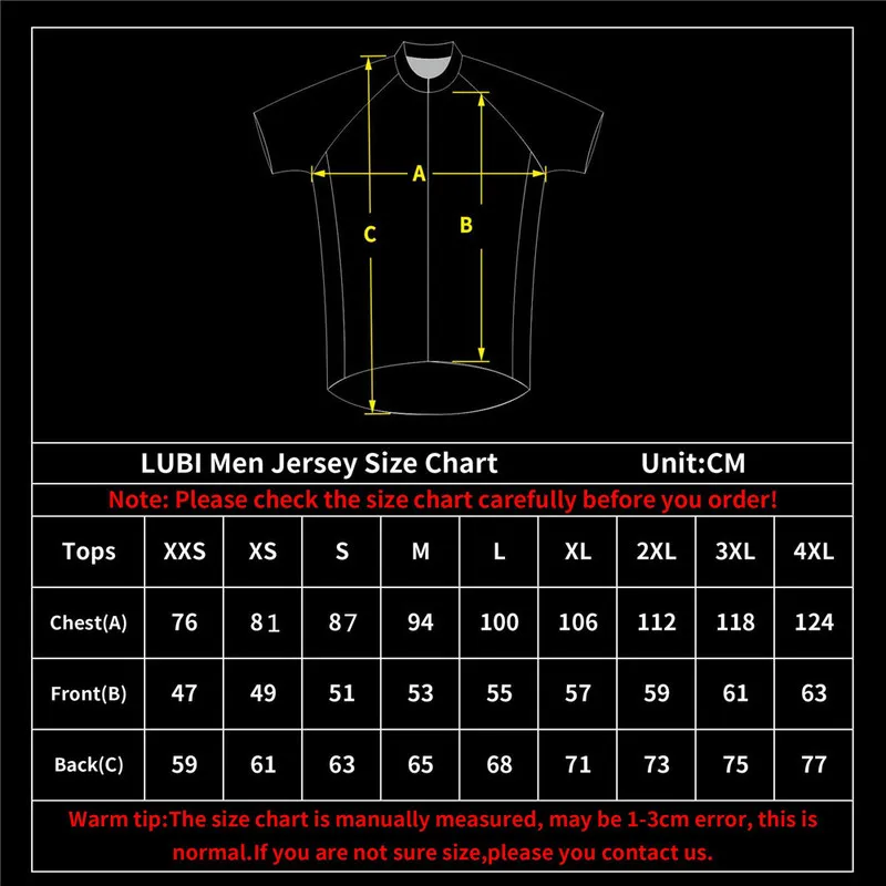 LUBI Männer Sommer Pro Radfahren Jersey Kurzarm Bike Shirt Fahrrad Tragen Mountain Road Kleidung Zyklus Racing MTB Kleidung 220614