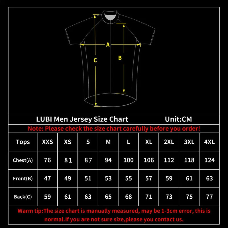 Lubi Men Summer Pro Cycling Jersey krótkie koszulę rowerowe rowerowe rowerowe rowerowe rowerowe ubrania górskie wyścigi wyścigowe mtb odzież 220614