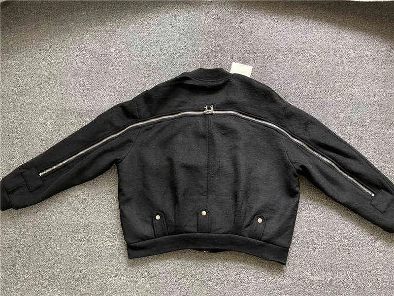 Высочайшее качество 2021FW GRAILZ Zip-back Fleece Varsity Fashion Jacket Men Heavy Fabric Unisex Vintage Coats Bomber Women Jackets T220728