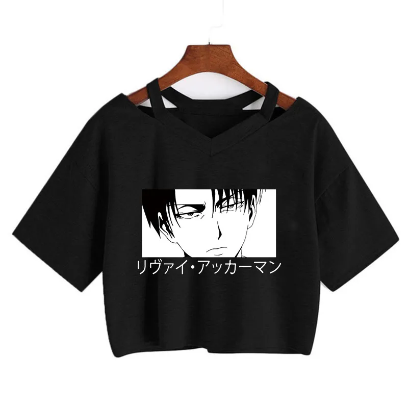 タイタンクールグラフィックTシャツの日本のアニメ攻撃シンギーキノーキョジンTシャツマンガハラジュクトップトップティーゴシック220618