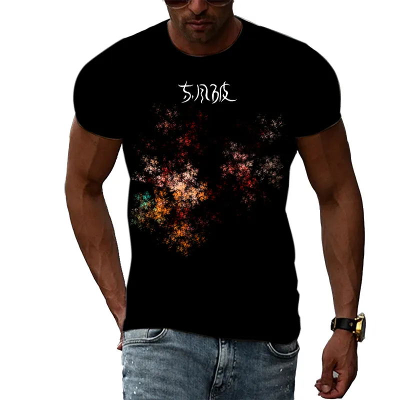 Sommer Persönlichkeit Geschmack Kreativität Grafik T-Shirts für Männer Mode lässig Hip Hop Harajuku Stil Print Kurzarm T-Shirt 220618