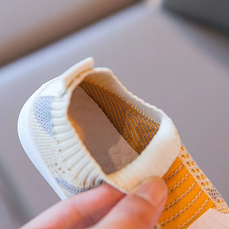 Barn avslappnade skor pojkar flickor sneakers sommar höst mode andas baby mjuk botten nonslip barn skor 220805