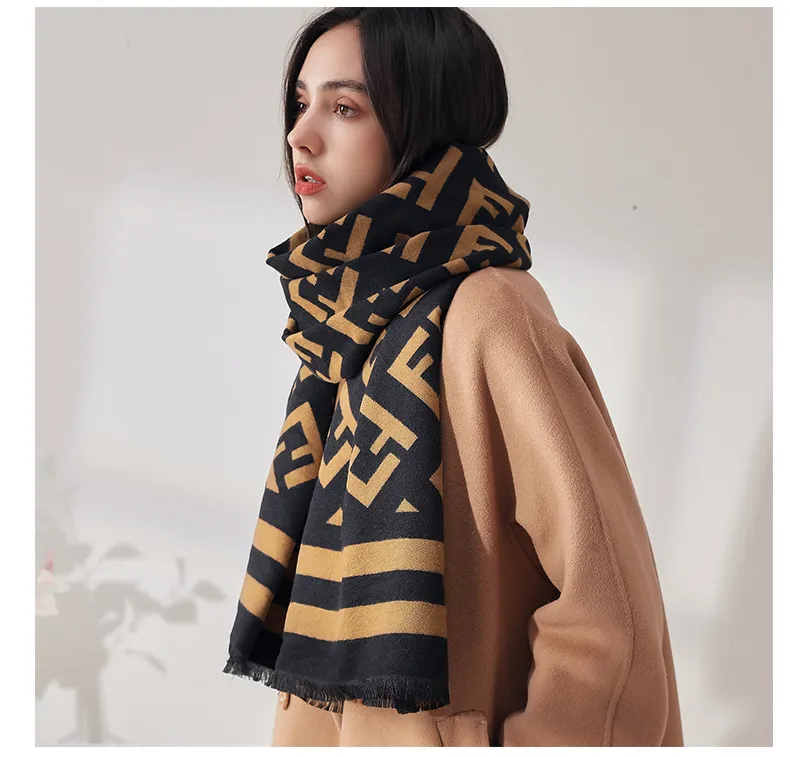 2021模倣カシミアスカーフ女性秋の冬暖かい印刷スカーフセレブカシミアスカーフショールデュアル目的9095684