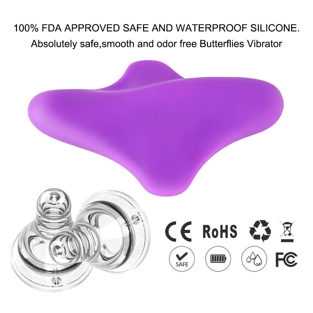 10 Speed ​​Clitoral Stimulator Invisible Vibrating Egg Portable Panty Vibrator Sexiga leksaker för kvinnliga par trådlös fjärrkontroll