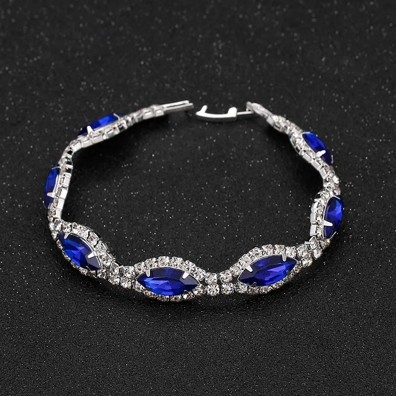 BLIJERY ELEGANTE ROYE AZUL CRISTAL JEWELS CONSELHOS DE CEDIMENTO