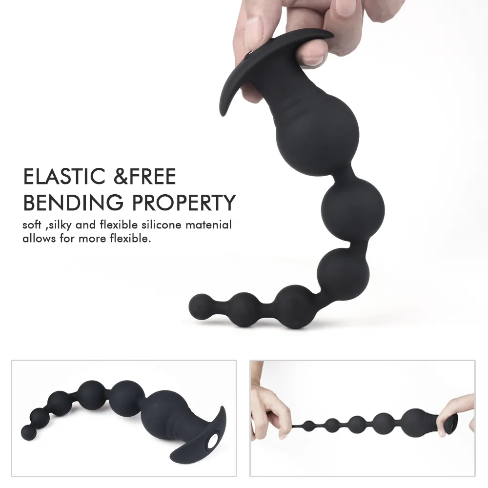 Phanxy silicone anal fig wireless télécommande vibratrice perles de croix anus masturbateur mâle mâle massage de prostate toys sexy pour femmes