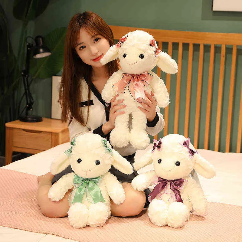 CM Cartoon Plush Alpacasso Dolls محشوة ألعاب Susen Alpaca Susen Alpaca للفتيات هدايا عيد ميلاد J220704