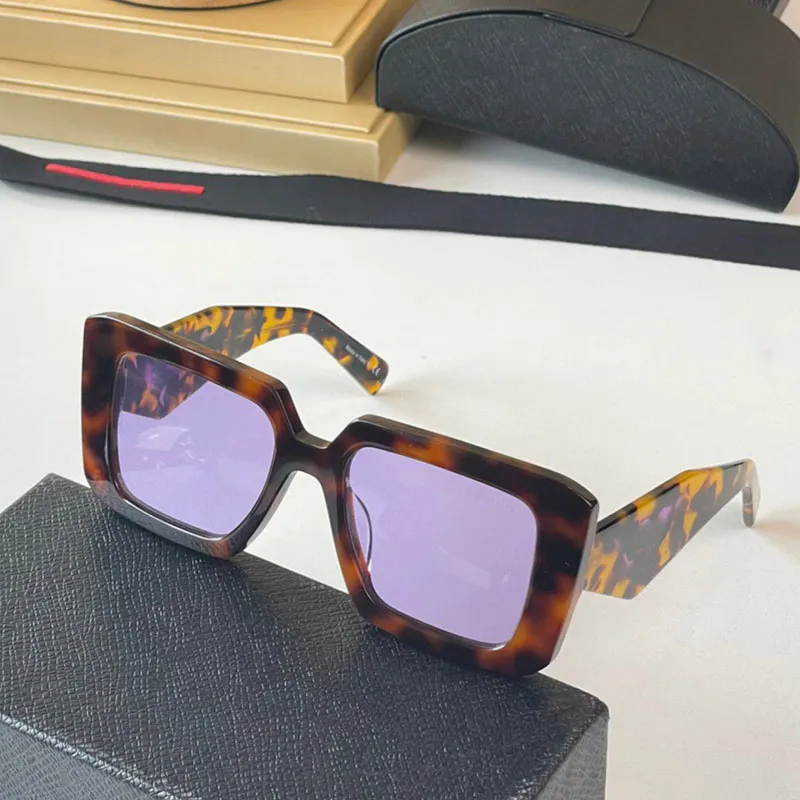 Nouvelle couleur super qualité SPR23 lunettes de soleil pour hommes FEMMES lignes géométriques lunettes de soleil carrées designer style cubain voyage d'été protège217e
