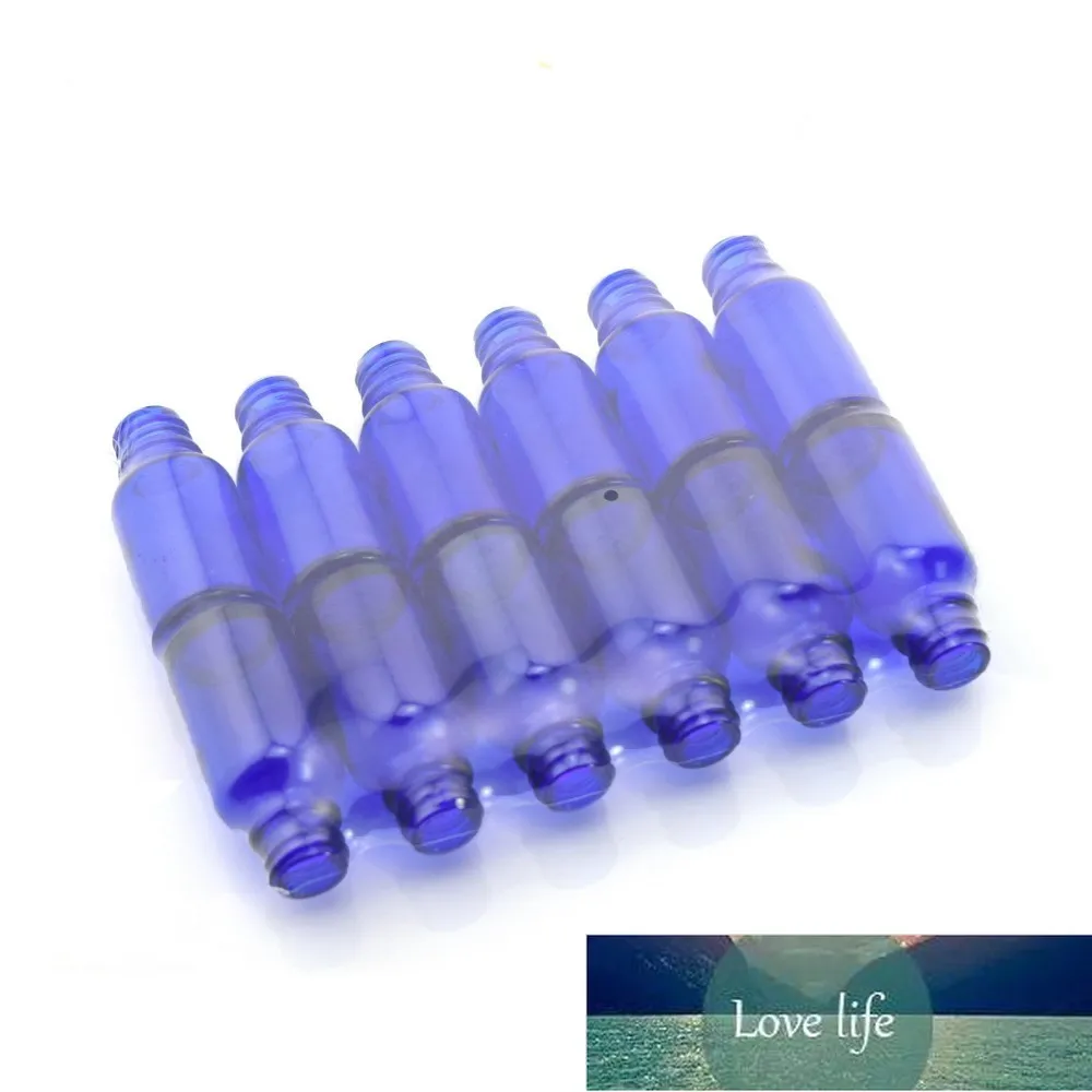 15ml Roll On Bottles For Essential Oils Empty Blue Glass Perfume With Stainless Steel Roller Ball Lip Gloss Packaging9358616