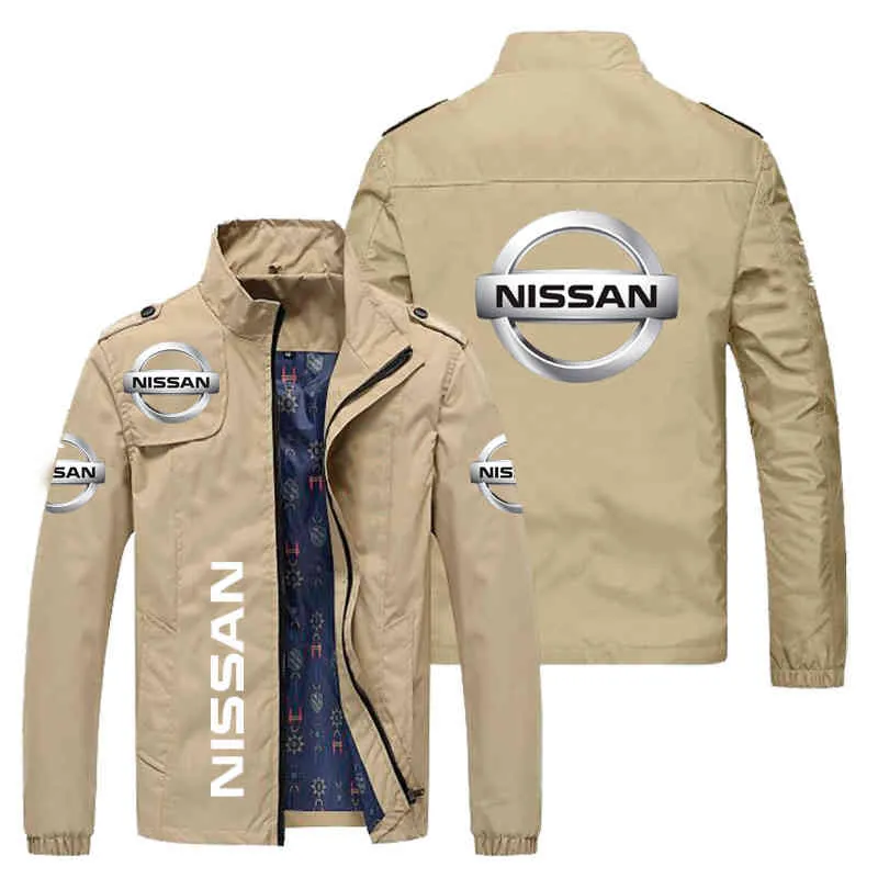 Veste d'extérieur imperméable pour hommes, coupe-vent imprimé de voiture Nissan, Punk, équitation, moto, vêtements de vélo