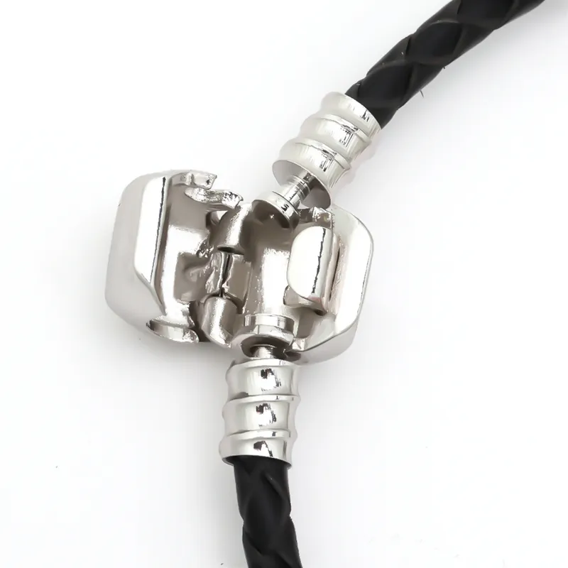 925 Charms de plata es 16-20cm Charm Bangle Bracelets Beads Fit Pandora Bracelet Jewelry