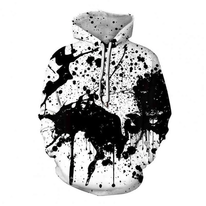 Unisex halloween hoodies tröjor för kvinnor män dragskot huva tröjor tröja topp l220704