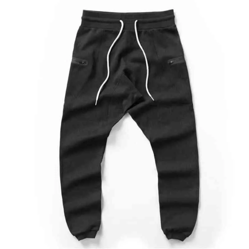 Black Joggers Sweatpants Men Solid Casual Pants Gym Fitness Workout Sportswear Trousers Autumn Male Cotton Running Track Pants G220713