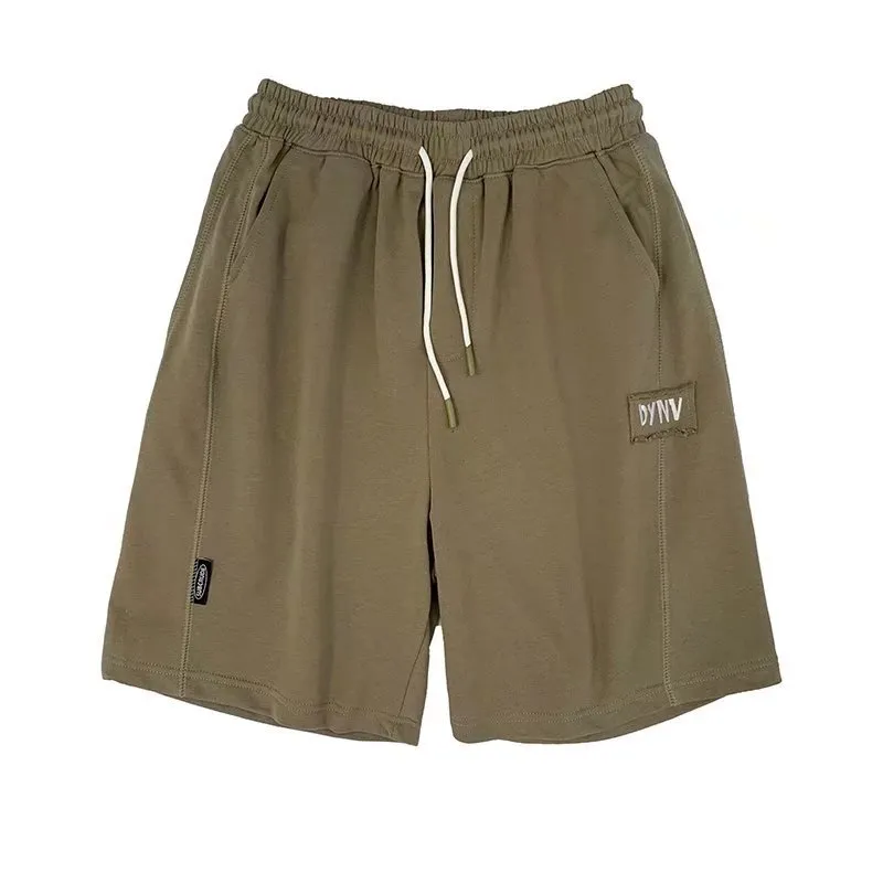 Hommes coton cordon Shorts sport été pantalon ample jambe large pantalon court décontracté mode unisexe pantalon Streetwear 0615