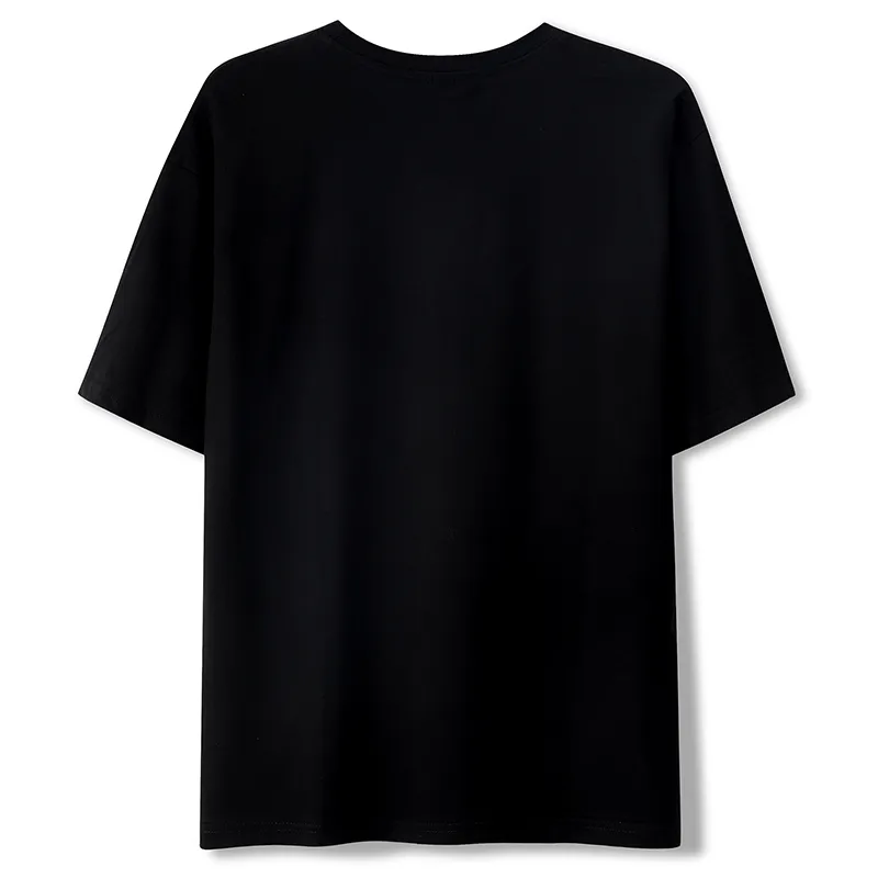 Mens Womens Tshirts 한국 면화 대형 티셔츠하라 주쿠 미학적 고딕 그래픽 펑크 옷 드롭 힙합 탑 220608