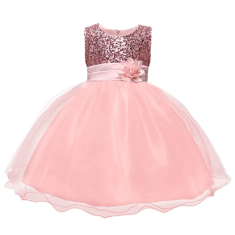 Mädchen Kleider für Geburtstag Baby Mädchen 310 Jahre Weihnachten Outfits Kinder Mädchen Pailletten Prinzessin Party Kleid Kinder Kleidung 220707