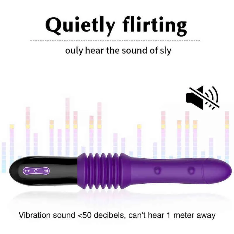 Nxy Dildos Dongs Wireless Remote Control Automatic Thrusting Vibrator Strong Suction Cup Telescopic Vibrators Sex Toys for Women 220511